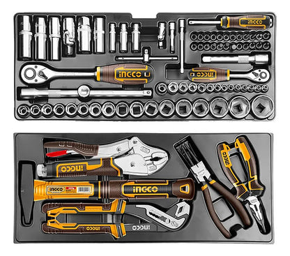 Ingco HTCS221321 132-Piece Industrial Tool Chest Set